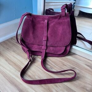 Leith suede crossbody bag